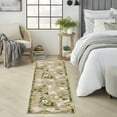 thumbnail image 1 of Nourison Aloha Indoor/Outdoor Ivory Green 2' x 6' Area Rug (2x6), 1 of 8