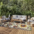 thumbnail image 1 of Nourison Aloha Indoor/Outdoor Ivory/Multi 12' x 15' Area Rug, (12x15), 1 of 10
