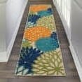 thumbnail image 1 of Nourison Aloha Indoor/Outdoor Multicolor 2' x 6' Area Rug, (2x6), 1 of 11
