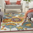thumbnail image 1 of Nourison Aloha Indoor/Outdoor Multicolor 3'6" x 5'6" Area Rug, (4x6), 1 of 8