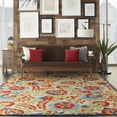 thumbnail image 1 of Nourison Aloha Indoor/Outdoor Multicolor 7'10" x 10'6" Area Rug, (8x11), 1 of 10