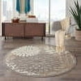 thumbnail image 1 of Nourison Aloha Indoor/Outdoor Natural 4' x round Area Rug, (4 Round), 1 of 11