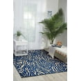 thumbnail image 1 of Nourison Aloha Indoor/Outdoor Navy 3'6" x 5'6" Area Rug, (4x6), 1 of 6