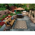 thumbnail image 1 of Nourison Aloha Indoor/Outdoor Navy 5'3" x 7'5" Area Rug, (5x7), 1 of 6