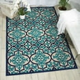 thumbnail image 1 of Nourison Aloha Indoor/Outdoor Navy 9'6" x 13' Area Rug, (10x13), 1 of 7