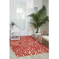 thumbnail image 1 of Nourison Aloha Indoor/Outdoor Red 5'3" x 7'5" Area Rug, (5x7), 1 of 7