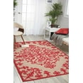 thumbnail image 1 of Nourison Aloha Indoor/Outdoor Red 9'6" x 13' Area Rug, (10x13), 1 of 6