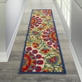 thumbnail image 1 of Nourison Aloha Indoor/Outdoor Red/Multi 2'3" x  8' Area Rug, (2x8), 1 of 9