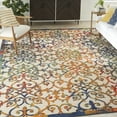 thumbnail image 1 of Nourison Aloha Indoor/Outdoor Transitional French Country Multicolor 10' x 14' Area Rug, (10' x 14'), 1 of 10