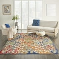 thumbnail image 1 of Nourison Aloha Indoor/Outdoor Transitional French Country Multicolor 9'6" x 13' Area Rug, (10' x 13'), 1 of 10