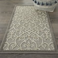thumbnail image 1 of Nourison Aloha Indoor/Outdoor Transitional French Country Natural 2'8" x 4' Area Rug, (3' x 4'), 1 of 9
