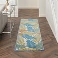 thumbnail image 1 of Nourison Aloha Indoor/Outdoor Tropical Botanical Ivory/Multi 2'3" x 8' Area Rug, (2' x 8'), 1 of 8