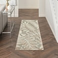 thumbnail image 1 of Nourison Aloha Indoor/Outdoor Tropical Botanical Natural 2' x 6' Area Rug, (6' Runner), 1 of 8