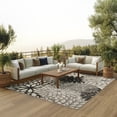 thumbnail image 1 of Nourison Aloha Indoor/Outdoor Tropical Floral Silver Grey 9'6" x 13' Area Rug, (10' x 13'), 1 of 11