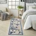 thumbnail image 1 of Nourison Aloha Outdoor Blue Grey 2'3" x 12' Area Rug (2x12), 1 of 8
