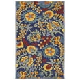 thumbnail image 1 of Nourison Aloha Outdoor Navy Multicolor 2'8" x 4' Area Rug (3x4), 1 of 8