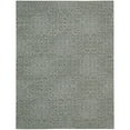 thumbnail image 1 of Nourison  Ambrose Hand-knotted Area Rug Grey 5'6" x 7'5" Geometric 6' x 9' Indoor, Handmade Living Room, Bedroom, Dining Room Grey Transitional, 1 of 5