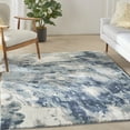 thumbnail image 1 of Nourison American Manor 3'11" x 5'11" Blue Ivory Modern Indoor Rug, 1 of 8