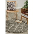 thumbnail image 1 of Nourison Amore Stone Shag Area Rug AMOR2 3'11" x 3'11", 1 of 6