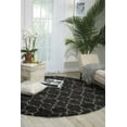thumbnail image 1 of Nourison Amore Shag Charcoal 6'7" x ROUND Area Rug, (7 Round), 1 of 6