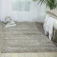 thumbnail image 1 of Nourison Amore Shag Light Grey 3'11" x 5'11" Area Rug, (4x6), 1 of 5