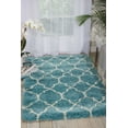 thumbnail image 1 of Nourison Amore Shag Trellis Aqua 3'2" x 5' Area Rug, (3' x 5'), 1 of 9