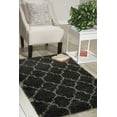 thumbnail image 1 of Nourison Amore Shag Trellis Charcoal 3'2" x 5' Area Rug, (3' x 5'), 1 of 9
