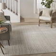 thumbnail image 1 of Nourison Andes Abstract Ivory Grey 7'10" x 9'10" Area Rug (8x10), 1 of 8
