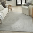 thumbnail image 1 of Nourison Andes Abstract Silver 5'3" x 7'3" Area Rug (5x7), 1 of 8