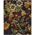 thumbnail image 1 of Nourison  Applique Chocolate Area Rug (7'6 x 9'6) - 7'6" x 9'6", 1 of 5