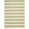 thumbnail image 1 of Nourison  Area Rug Sage 7'9" x 10'10" Contains Latex Wool Stripe, Border 0.51 - 0.75 inch 8' x 10' Indoor, 1 of 5