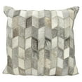 thumbnail image 1 of Nourison Arrowhead Chevron Light Grey Throw Pillow, 1 of 3
