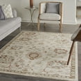 thumbnail image 1 of Nourison Asher 5'3" x 7'8" Ivory Vintage Indoor Rug, 1 of 8