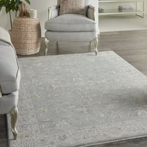 Nourison Asher Persian Blue 3'11" x 5'11" Area Rug, (4x6)