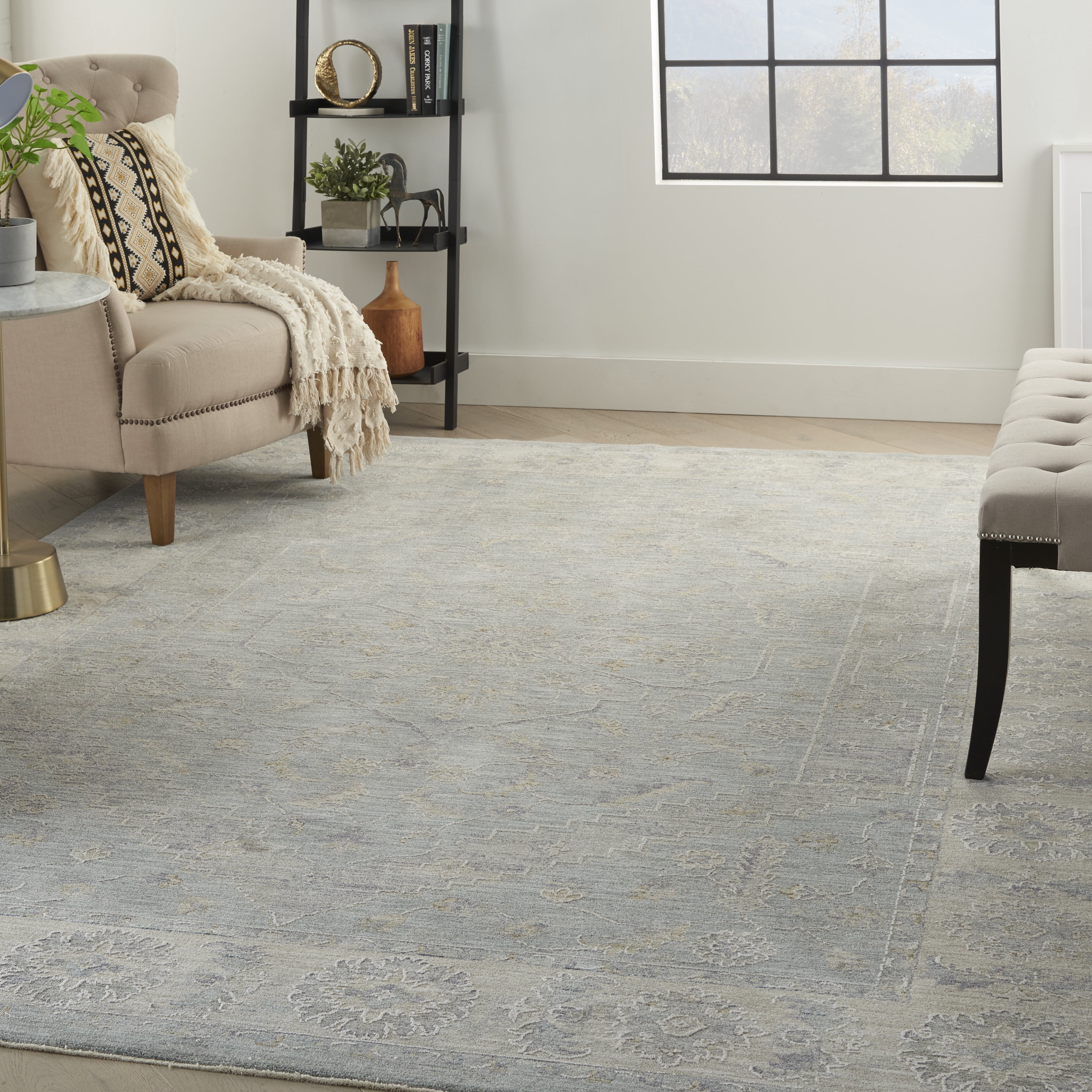 Nourison Asher Persian Blue 7'10