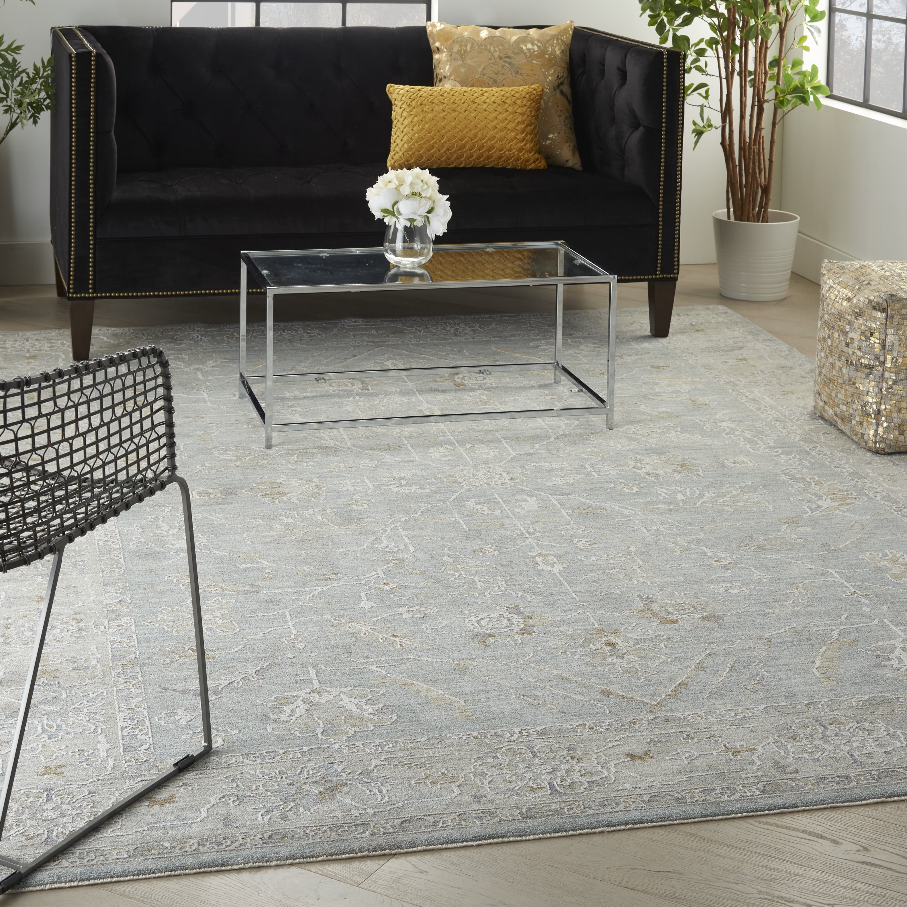 Nourison Asher Persian Blue 9'3