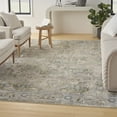 thumbnail image 1 of Nourison Astra Machine Washable 10' x 14' Blue Green Vintage Indoor Rug, 1 of 9