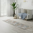 thumbnail image 1 of Nourison Astra Machine Washable 2'2" x 8' Multicolor Kids Indoor Rug, 1 of 8