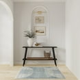 thumbnail image 1 of Nourison Astra Machine Washable 3'3" x 5' Blue Mid-Century Modern Indoor Rug, 1 of 8