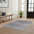 thumbnail image 1 of Nourison Astra Machine Washable 4' x 6' Denim Bohemian Indoor Rug, 1 of 9