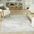 thumbnail image 1 of Nourison Astra Machine Washable 4' x 6' Grey Vintage Indoor Rug, 1 of 9