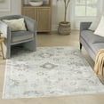 thumbnail image 1 of Nourison Astra Machine Washable 4' x 6' Ivory Vintage Indoor Rug, 1 of 9