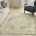 thumbnail image 1 of Nourison Astra Machine Washable 5'3" x 7' Ivory Green Vintage Indoor Rug, 1 of 9