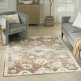 thumbnail image 1 of Nourison Astra Machine Washable 5'3" x 7' Copper Vintage Indoor Rug, 1 of 9