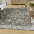 thumbnail image 1 of Nourison Astra Machine Washable 6'7" x 9' Ivory Multicolor Vintage Indoor Rug, 1 of 9