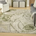 thumbnail image 1 of Nourison Astra Machine Washable 7'10" x 10' Beige Green Modern Indoor Rug, 1 of 9