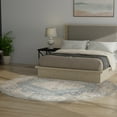 thumbnail image 1 of Nourison Astra Machine Washable 7'10" x Round Silver Blue Vintage Indoor Rug, 1 of 9