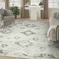 thumbnail image 1 of Nourison Astra Machine Washable 9' x 12' Ivory Vintage Indoor Rug, 1 of 9