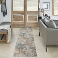 thumbnail image 1 of Nourison Astra Machine Washable Abstract Multicolor 2'2" x 10' Area Rug (2x10), 1 of 8