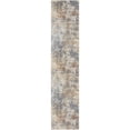 thumbnail image 1 of Nourison Astra Machine Washable 2'2" x 8' Multicolor Modern Indoor Flatweave Rug, 1 of 8
